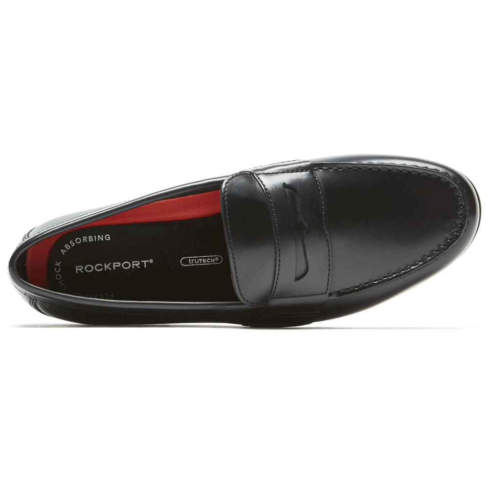 Mocassins Rockport Homem Pretas - Classic Lite 2 Penny - 78069FNQK